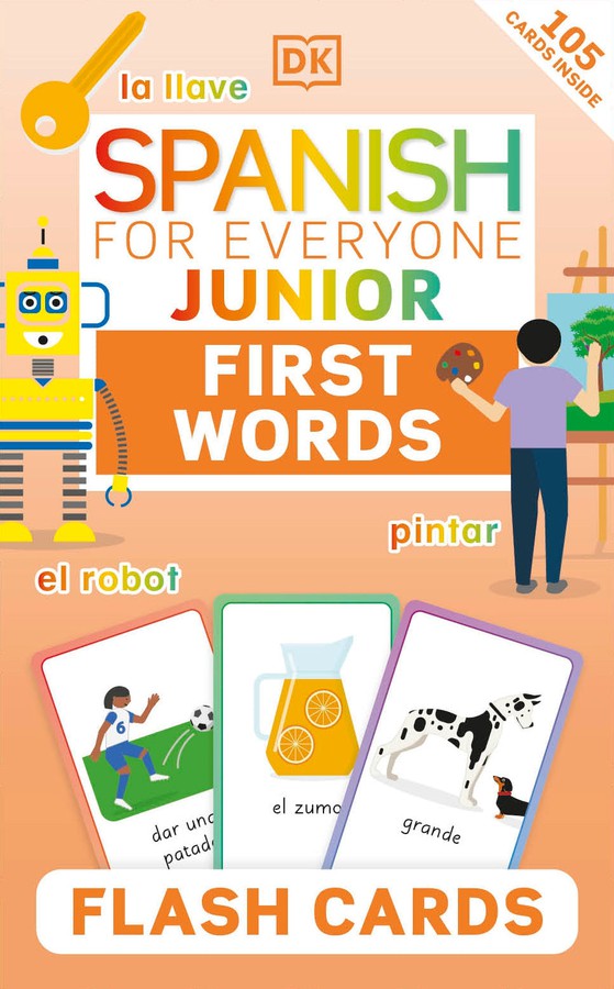 Spanish for Everyone Junior First Words Flash Cards-Children’s Early years / early learning concepts-買書書 BuyBookBook