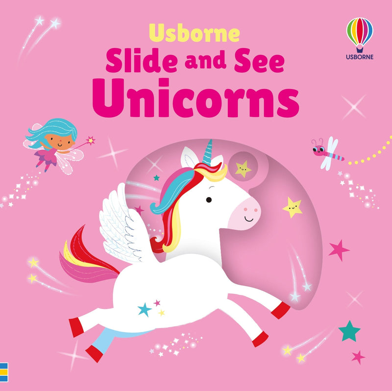 Slide and See Unicorns-Children’s interactive and activity books and kits-買書書 BuyBookBook