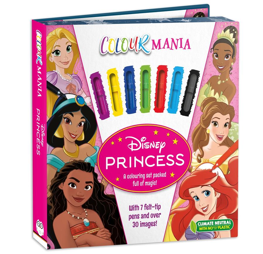 Disney Princess: Colourmania-Children’s interactive and activity books and kits-買書書 BuyBookBook