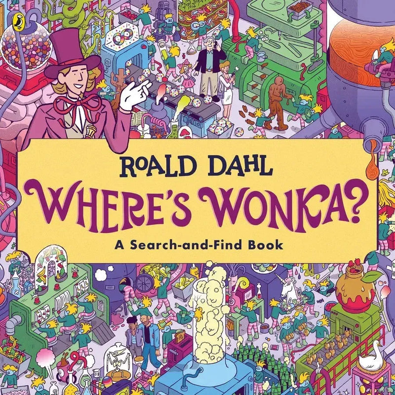 Where's Wonka?: A Search-and-Find Book-Children’s interactive and activity books and kits-買書書 BuyBookBook