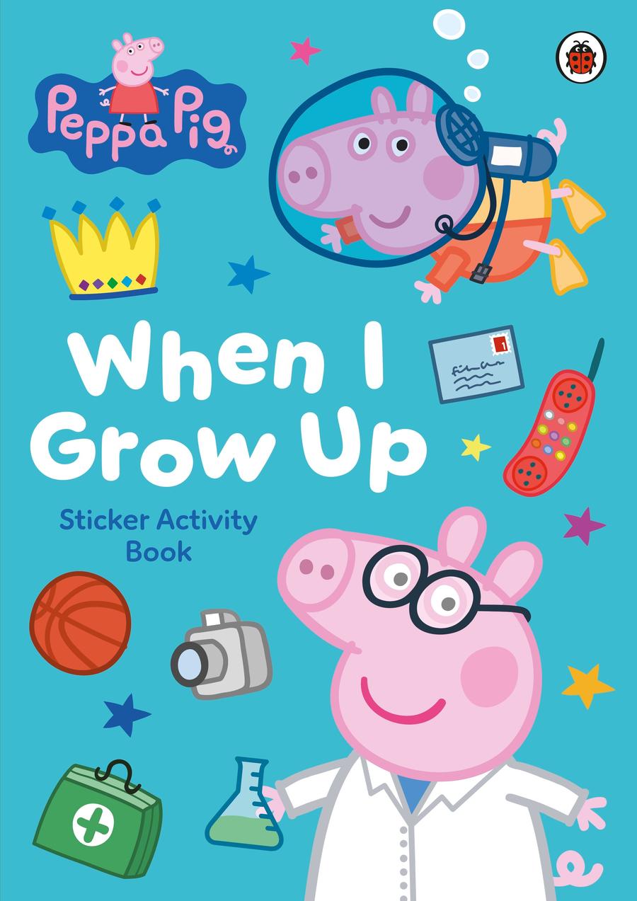 Peppa Pig: When I Grow Up Sticker Activity Book-Children’s interactive and activity books and kits-買書書 BuyBookBook