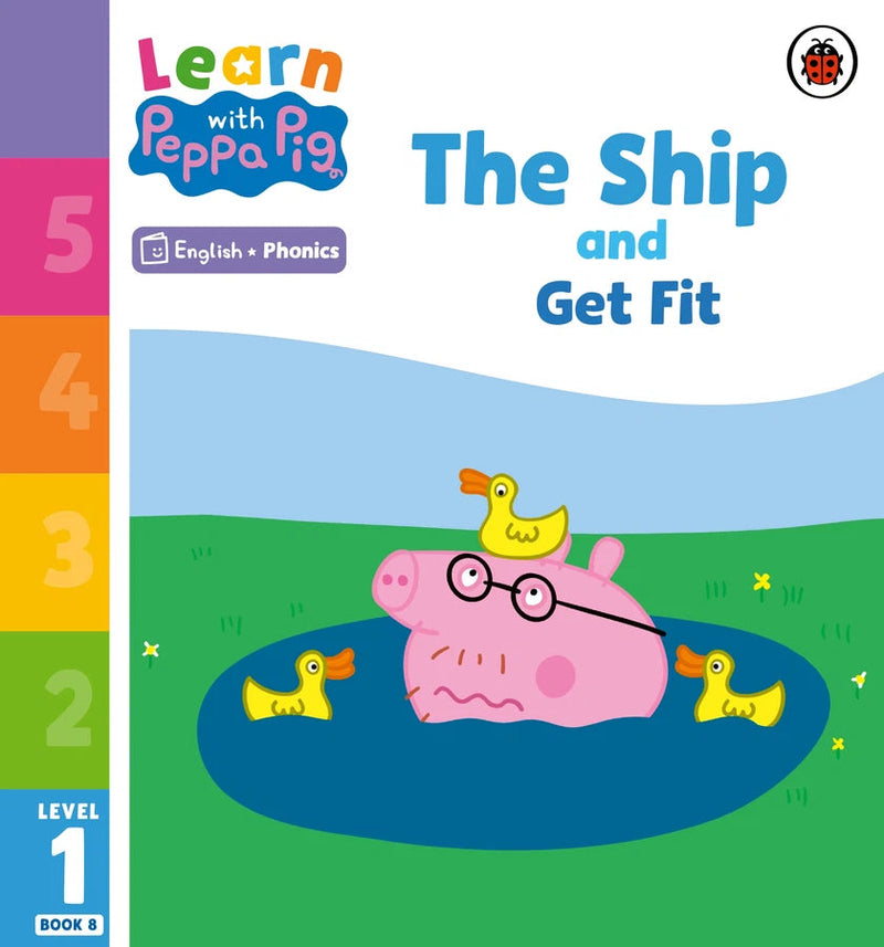 Learn with Peppa Phonics Level 1 Book 8 – The Ship and Get Fit (Phonics Reader)-Educational: First / native language: Readers and reading schemes-買書書 BuyBookBook