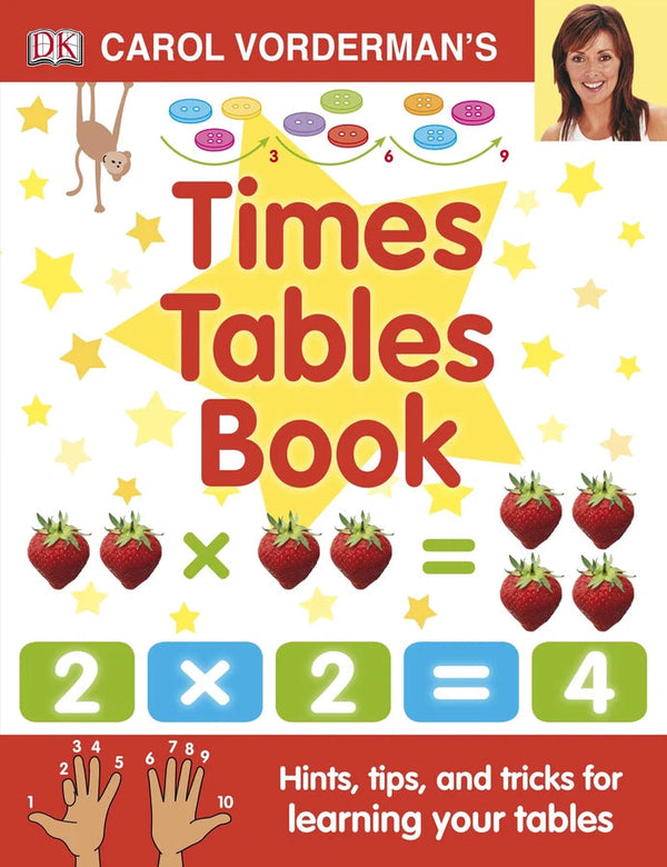 Carol Vorderman's Times Tables Book, Ages 7-11 (Key Stage 2)-Educational: Mathematics and numeracy: arithmetic / times tables-買書書 BuyBookBook