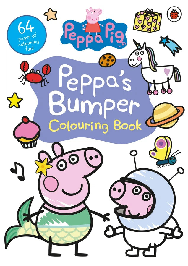 Peppa Pig: Peppa's Bumper Colouring Book-Children’s interactive and activity books and kits-買書書 BuyBookBook