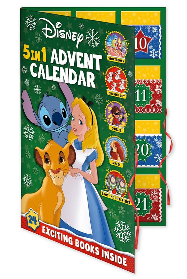 Disney: 5-in-1 Advent Calendar-Children’s / Teenage fiction: General and modern fiction-買書書 BuyBookBook