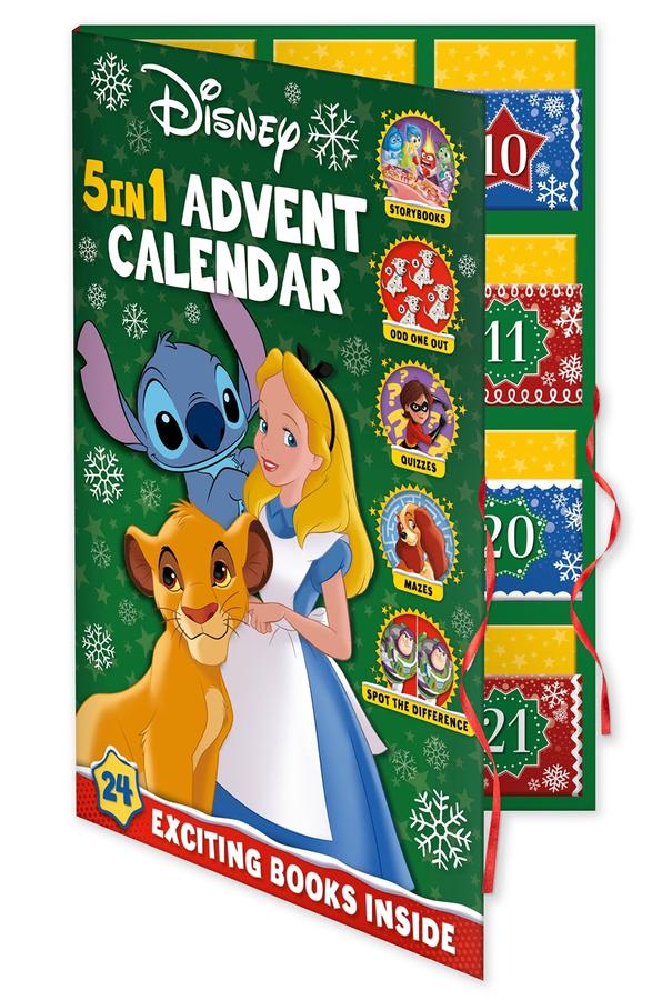 Disney: 5-in-1 Advent Calendar-Children’s / Teenage fiction: General and modern fiction-買書書 BuyBookBook