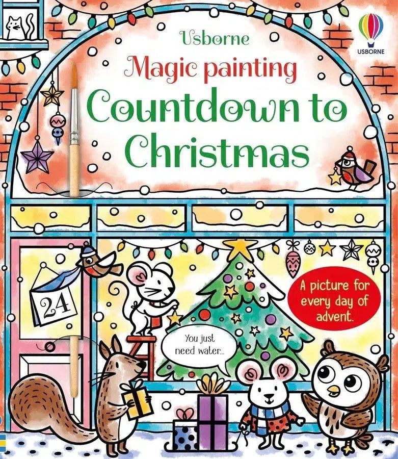 Magic Painting Countdown to Christmas-Children’s interactive and activity books and kits-買書書 BuyBookBook