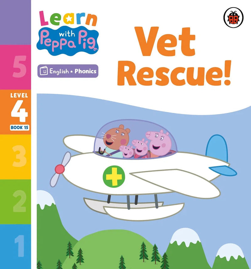 Learn with Peppa Phonics Level 4 Book 15 – Vet Rescue! (Phonics Reader)-Educational: First / native language: Readers and reading schemes-買書書 BuyBookBook