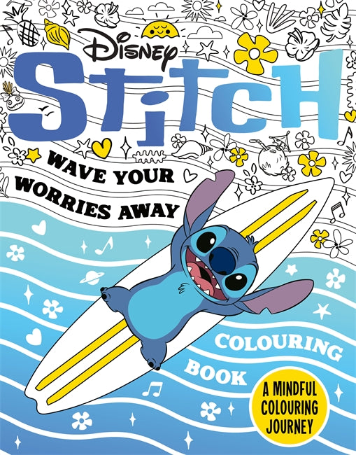 Disney Stitch - Wave Your Worries Away Colouring Book-Lifestyle and Leisure-買書書 BuyBookBook