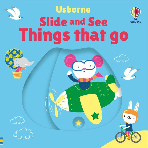 Slide and See Things That Go-Children’s interactive and activity books and kits-買書書 BuyBookBook