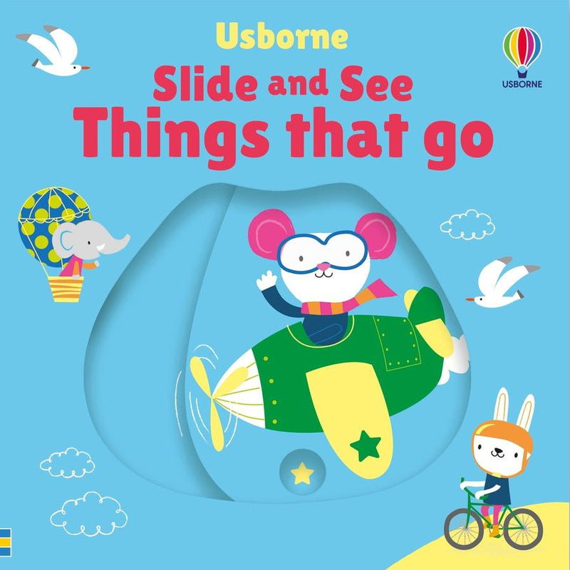 Slide and See Things That Go-Children’s interactive and activity books and kits-買書書 BuyBookBook