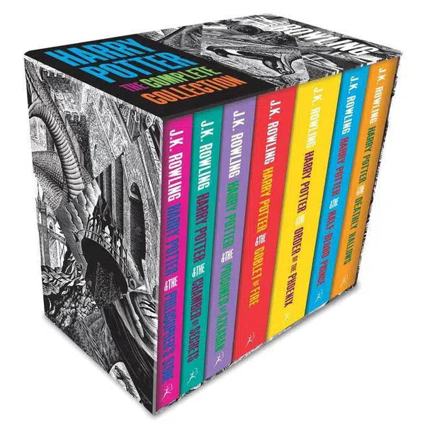 Harry Potter The Complete Collection #1-7 (7 Books Adult Edition
