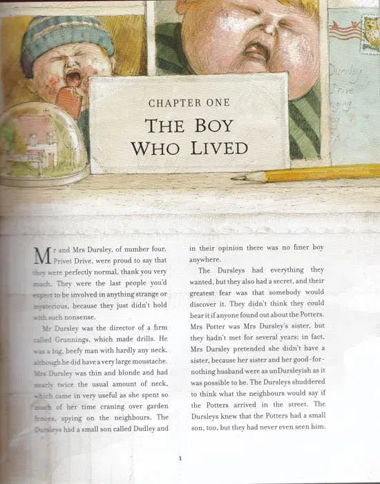 Harry Potter (正版) (#1) and the Philosopher's Stone Illustrated (Hardback) (J.K. Rowling) Bloomsbury