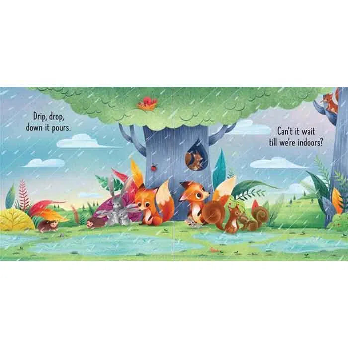 Usborne Little Board Books - Rain, Rain Go Away Usborne