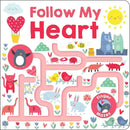 Maze Book: Follow My Heart (Board Book) Priddy