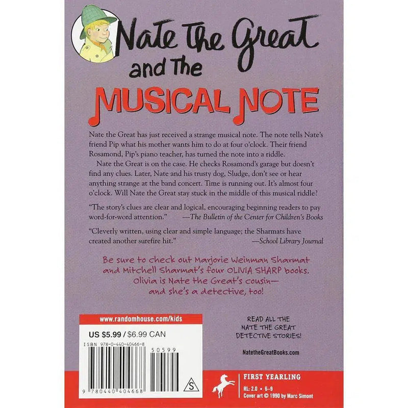 Nate the Great and the Musical Note-Children’s / Teenage fiction: Action and adventure stories-買書書 BuyBookBook