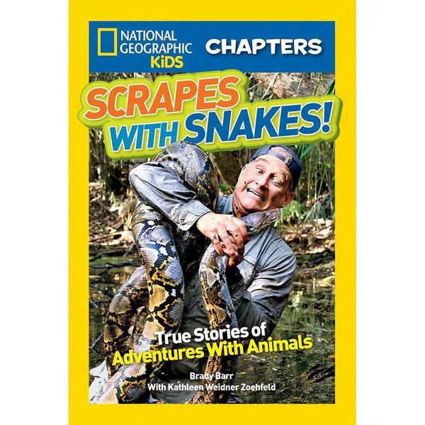 National Geographic Kids Chapters: Scrapes With Snakes-Children’s / Teenage fiction: General and modern fiction-買書書 BuyBookBook