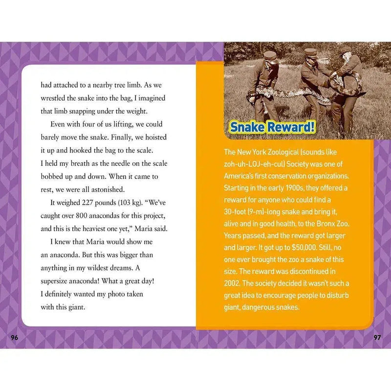 National Geographic Kids Chapters: Scrapes With Snakes-Children’s / Teenage fiction: General and modern fiction-買書書 BuyBookBook