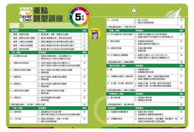 數學概念Concept Check重點題型訓練 (配合最新數學科課程)-補充練習: 數學科 Math-買書書 BuyBookBook