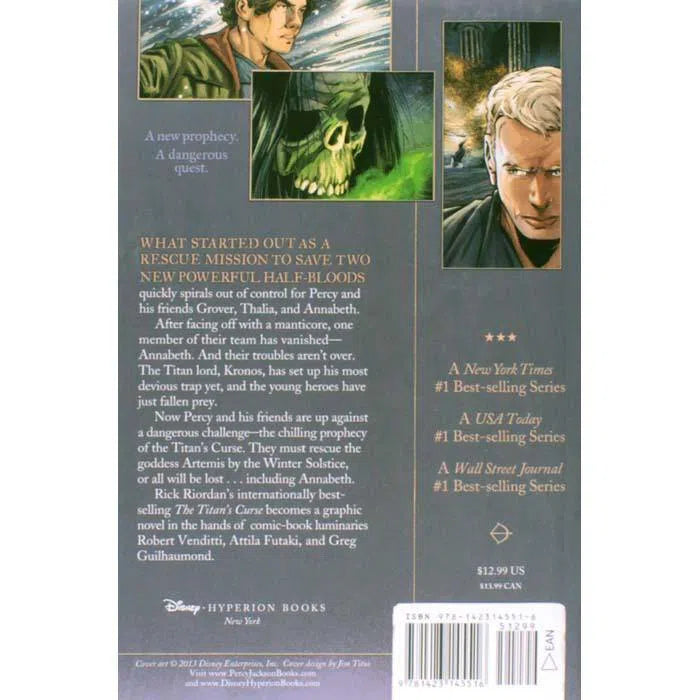 Percy Jackson and the Olympians #3 The Titan's Curse (Graphic Novel) (Rick Riordan) Hachette US