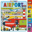Playtown Airport: A Lift-the-Flap book (Hardback) Priddy