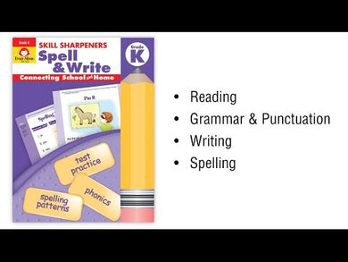 Skill Sharpeners: Spell & Write (Grade 1) (Evan-Moor)