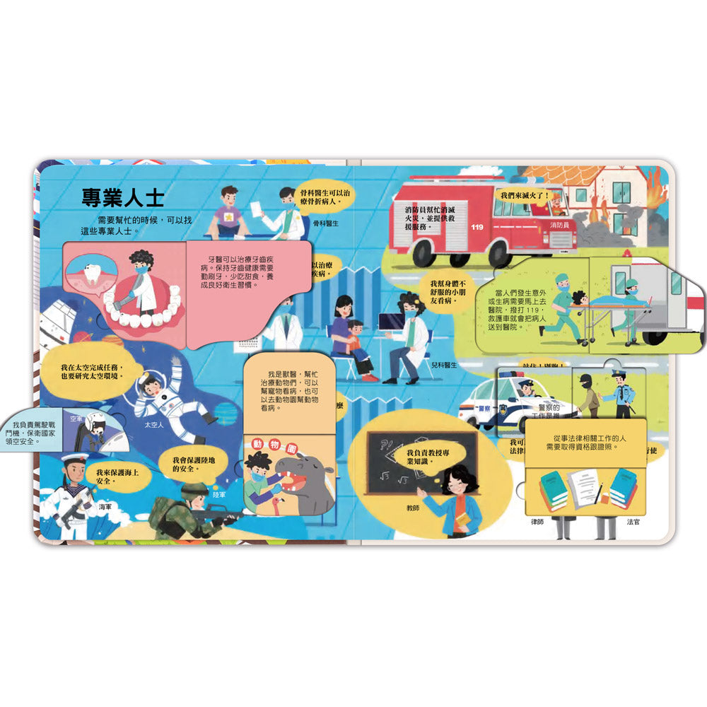 百問百答圖解翻翻書-揭祕職業