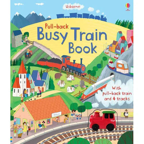 Pull-Back Busy Train Book Usborne