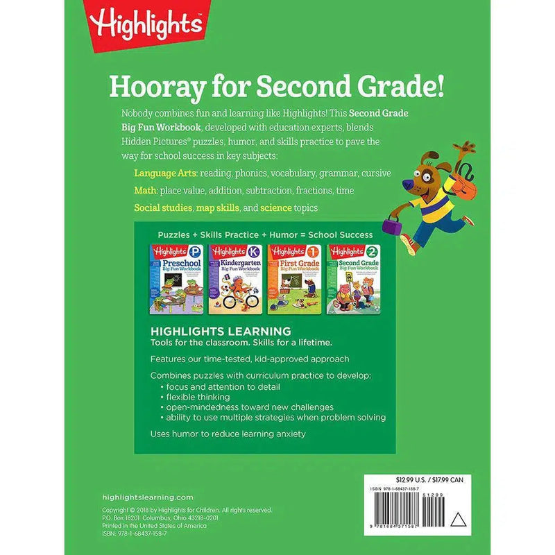 Second Grade Big Fun Workbook-Children’s Educational: general-買書書 BuyBookBook