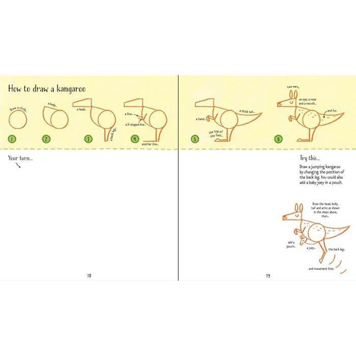 Step-by-step drawing animals Usborne