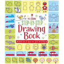 Step-by-step drawing book Usborne