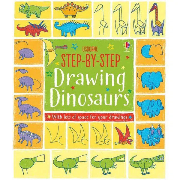 Step-by-step drawing dinosaurs Usborne