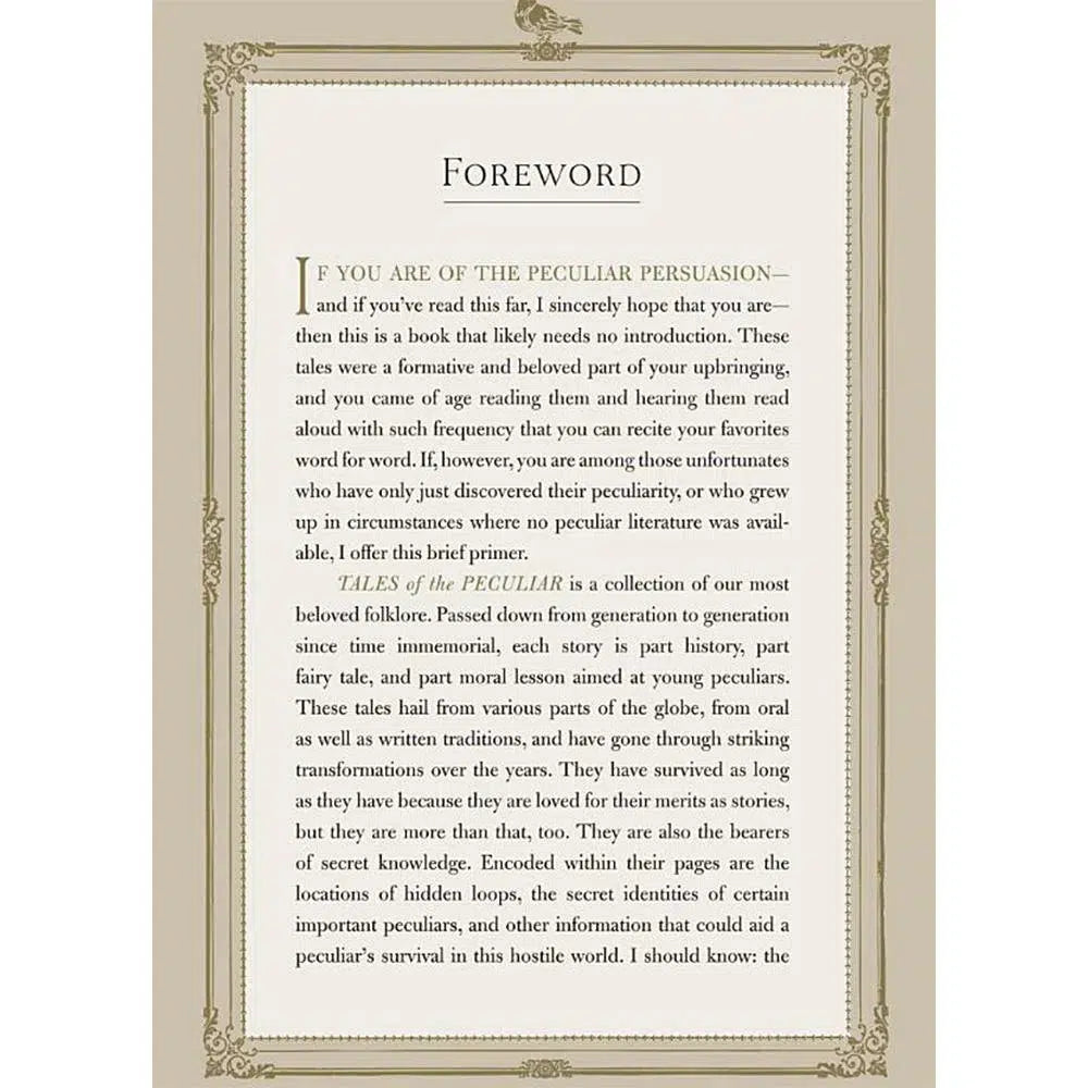Tales of the Peculiar (Companion book to Miss Peregrine's Peculiar Children) (Ransom Riggs) PRHUS