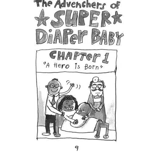 正版The Adventures of Super Diaper Baby #1 (Hardback) (Dav Pilkey