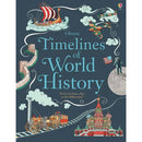 Timelines of World History (Hardback) Usborne