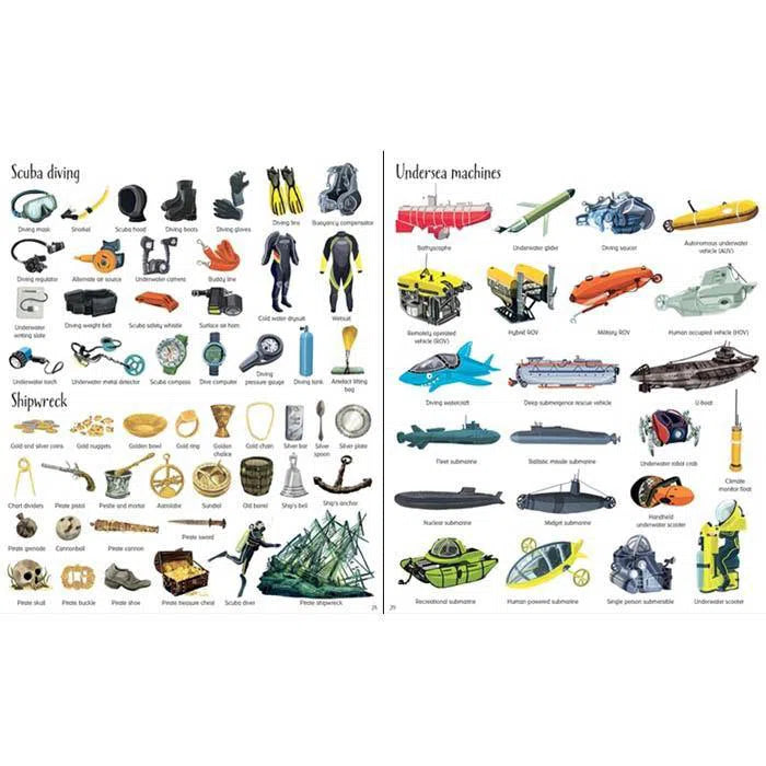 Usborne 1000 Things Under the Sea (New) Usborne