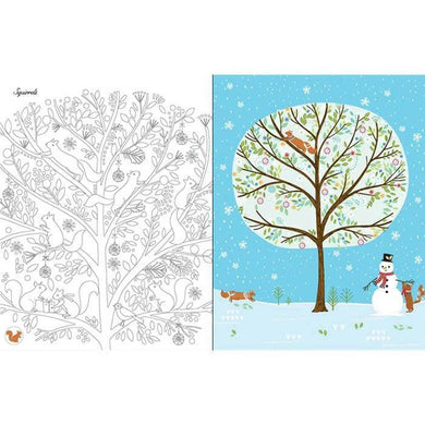 Usborne Christmas Rub-down transfer book Usborne