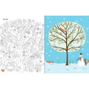 Usborne Christmas Rub-down transfer book Usborne