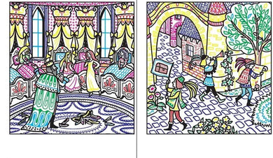 Usborne Magic painting Twelve Dancing Princesses (Zanna Davidson) Usborne