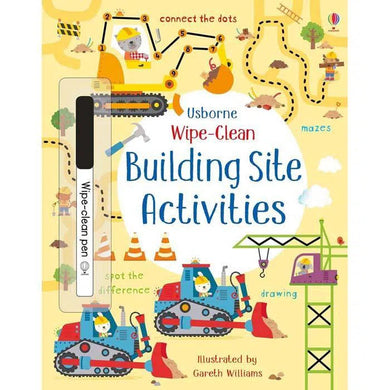 Usborne Wipe-Clean Building Site activities Usborne