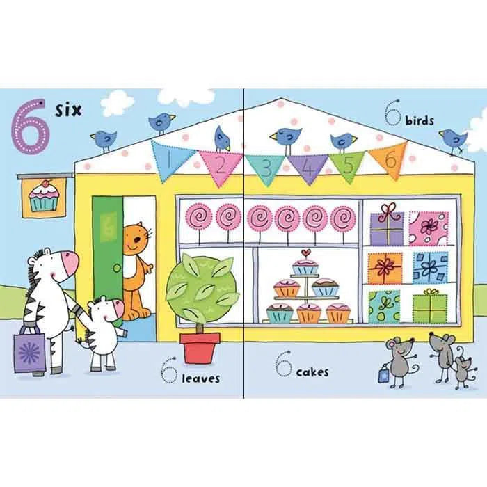 Usborne Wipe-clean get ready for school: abc and 123 Usborne