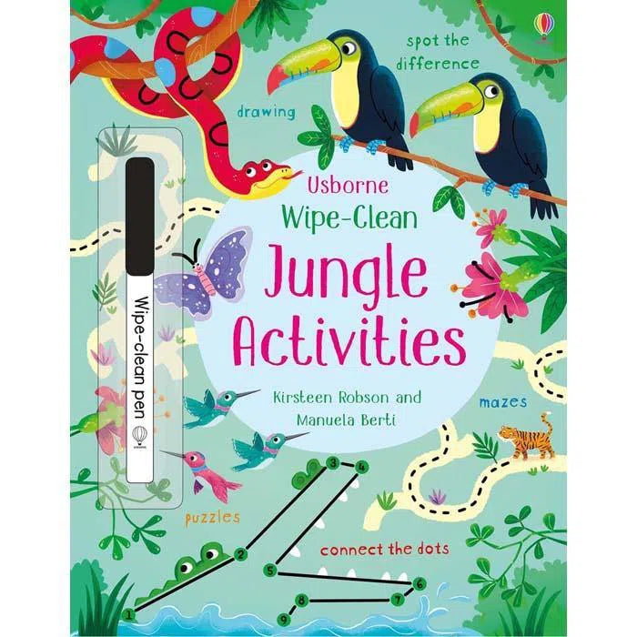 Usborne Wipe-clean jungle activities Usborne