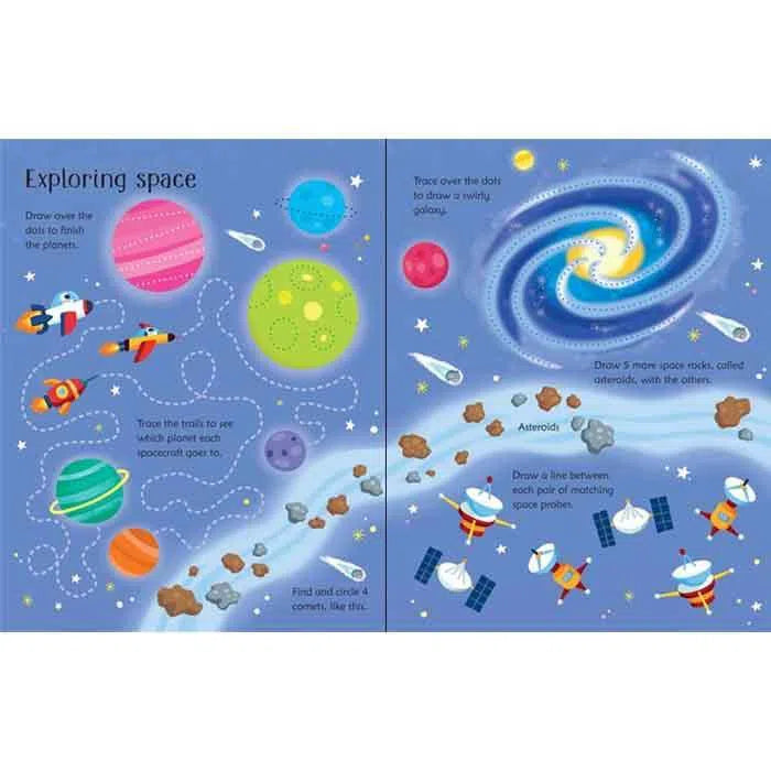 Usborne Wipe-clean space activities Usborne