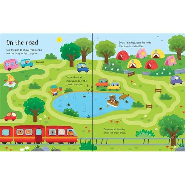 Usborne Wipe-clean travel activities Usborne