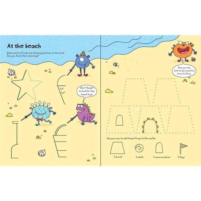 Usborne Wipe-clean travel puzzles Usborne