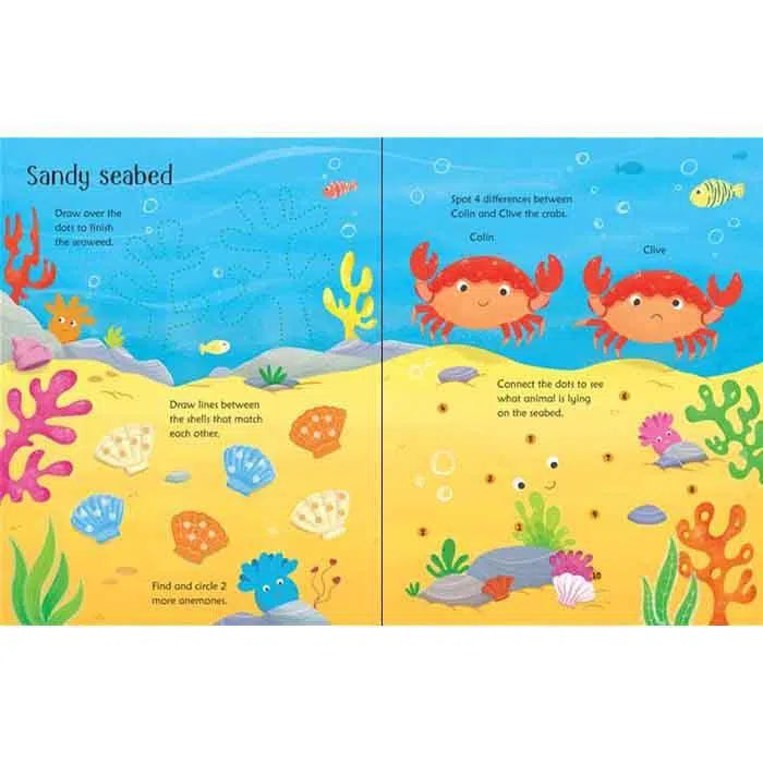 Usborne Wipe-clean under the sea activities Usborne