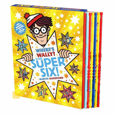 Where's Wally? (正版) The Super Six! Collection (6 books with Jigsaw & Poster) Walker UK