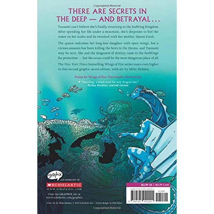 Wings of Fire Graphic Novel #02 The Lost Heir (Tui T. Sutherland) Scholastic