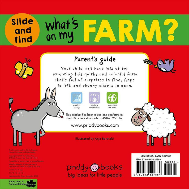 What's on My Farm? A slide-and-find book (Hardback) Priddy
