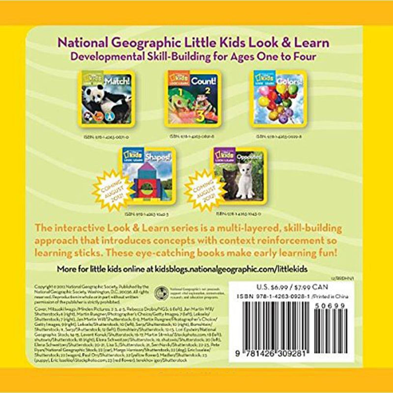NGK Look and Learn: Same and Different (Board Book) National Geographic